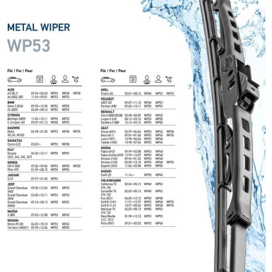 Hella Wischblatt Scheibenwischer Metal 9XW 178 878-211 Hella Wischblatt Scheibenwischer Metal 9XW 178 878-211