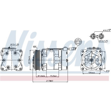 Kompressor, Klimaanlage 89056 Kompressor, Klimaanlage 89056
