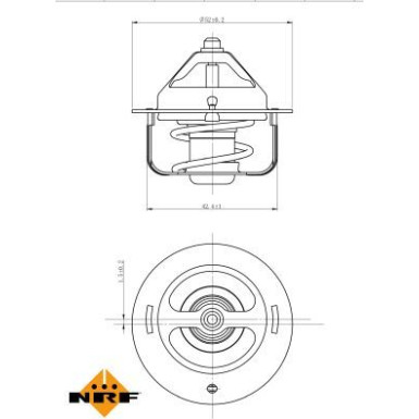 NRF Thermostat, Kühlmittel EASY FIT 725144 NRF Thermostat, Kühlmittel EASY FIT 725144