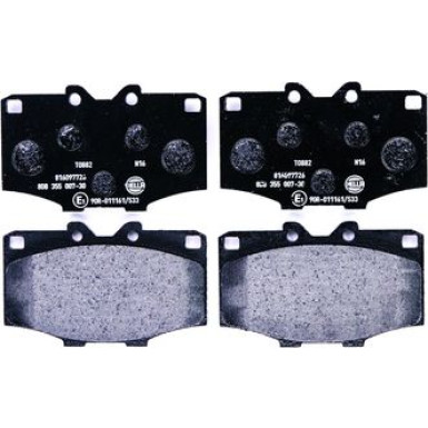 Hella Bremsbelagsatz, Scheibenbremse 8DB 355 007-301 Hella Bremsbelagsatz, Scheibenbremse 8DB 355 007-301