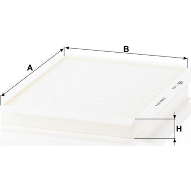 MANN-FILTER CU 2622 Innenraumfilter, Partikelfilter MANN-FILTER CU 2622 Innenraumfilter, Partikelfilter
