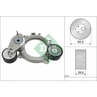 Riemenspanner, Keilrippenriemen 534 0936 10 Riemenspanner, Keilrippenriemen 534 0936 10