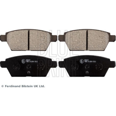 Blue Print Bremsbelagsatz, Scheibenbremse ADM54288