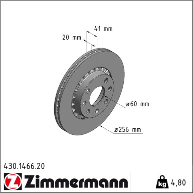 Bremsscheibe 430.1466.20 Bremsscheibe 430.1466.20