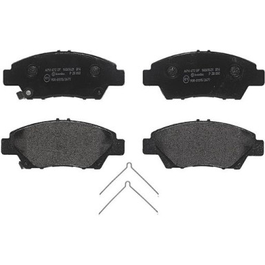 Brembo Bremsbelagsatz, Scheibenbremse PRIME LINE P 28 050 Brembo Bremsbelagsatz, Scheibenbremse PRIME LINE P 28 050