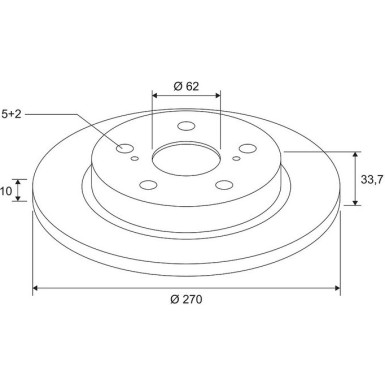 Bremsscheibe 672629
