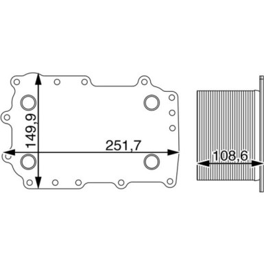 Ölkühler, Motoröl CLC 207 000P