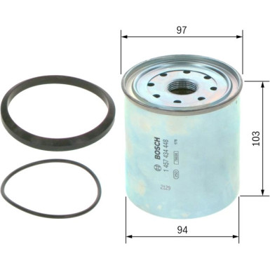 Kraftstofffilter 1 457 434 448 Kraftstofffilter 1 457 434 448