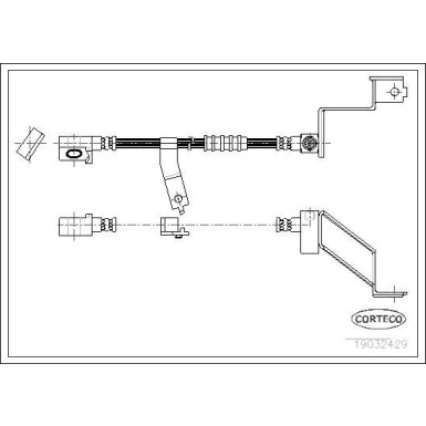 Corteco Bremsschlauch 19032429
