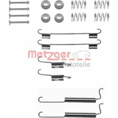 Metzger Zubehörsatz, Bremsbacken 105-0795