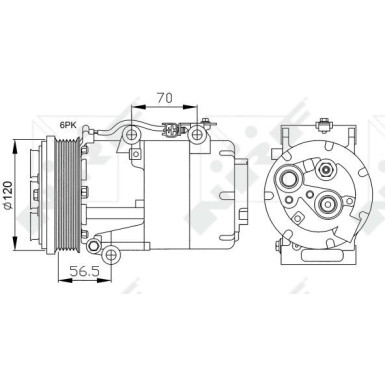 Kompressor, Klimaanlage 32250 Kompressor, Klimaanlage 32250