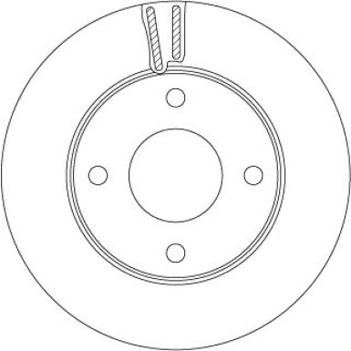 TRW Bremsscheibe DF6417 TRW Bremsscheibe DF6417