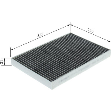 BOSCH 1 987 435 560 Innenraumfilter