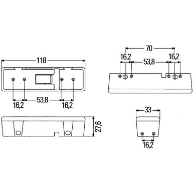 Hella Blitz-Kennleuchte 2XD 009 048-001