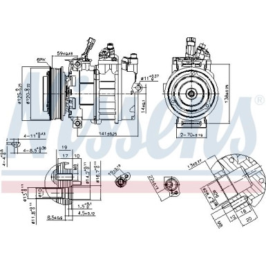 Kompressor, Klimaanlage 89488 Kompressor, Klimaanlage 89488