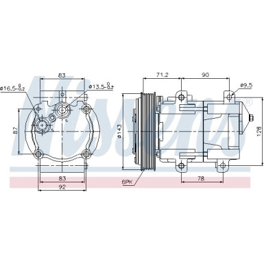Kompressor, Klimaanlage 89059 Kompressor, Klimaanlage 89059
