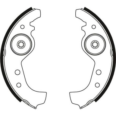 TRW Bremsbackensatz GS8160