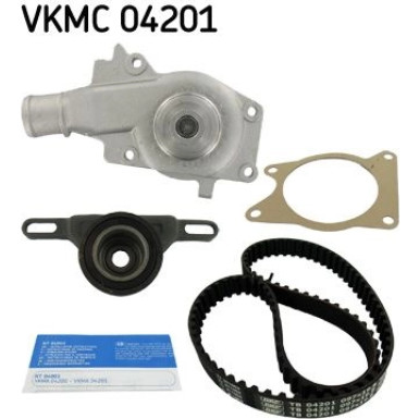 SKF Wasserpumpe + Zahnriemensatz VKMC 04201
