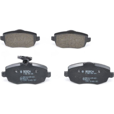 BOSCH Bremsbelagsatz, Scheibenbremse 0 986 494 075 BOSCH Bremsbelagsatz, Scheibenbremse 0 986 494 075