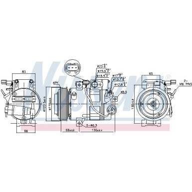 Kompressor, Klimaanlage 890687 Kompressor, Klimaanlage 890687
