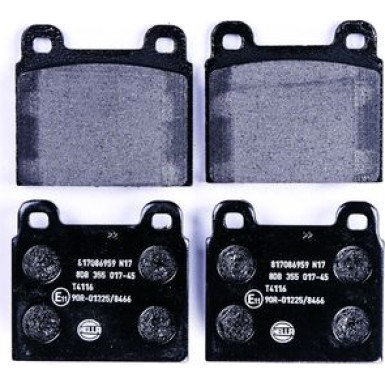 Hella Bremsbelagsatz, Scheibenbremse 8DB 355 017-451