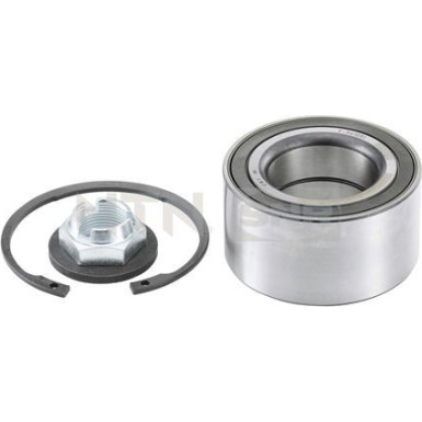SNR R152.73 Radlagersatz mit Gummilager, mit integriertem magnetischen Sensorring, 82 mm