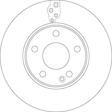 TRW Bremsscheibe DF6548