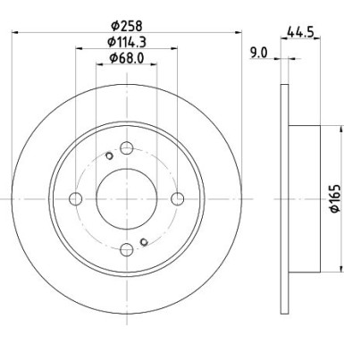 Bremsscheibe 8DD 355 105-171 Bremsscheibe 8DD 355 105-171