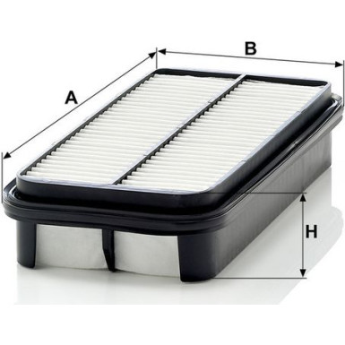MANN-FILTER C 2736/1 Luftfilter MANN-FILTER C 2736/1 Luftfilter