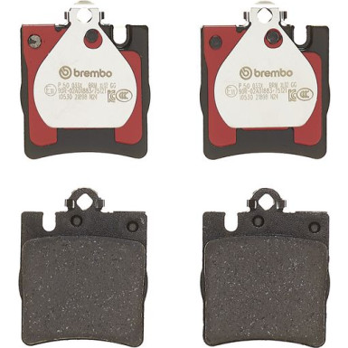 Brembo Bremsbelagsatz, Scheibenbremse BREMBO XTRA LINE P 50 033X Brembo Bremsbelagsatz, Scheibenbremse BREMBO XTRA LINE P 50 033X