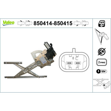 Valeo Fensterheber 850414