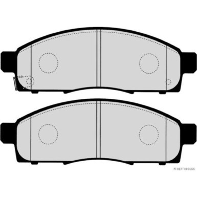 Herth+Buss Jakoparts Bremsbelagsatz, Scheibenbremse J3601030
