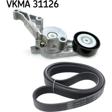 SKF Keilrippenriemensatz VKMA 31126