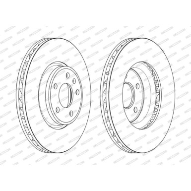 Bremsscheibe DDF2596C-1