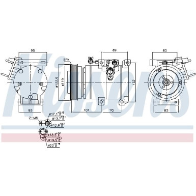 Kompressor, Klimaanlage 890686 Kompressor, Klimaanlage 890686