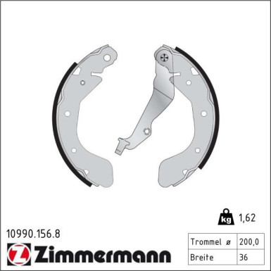 Bremsbackensatz 10990.156.8 Bremsbackensatz 10990.156.8