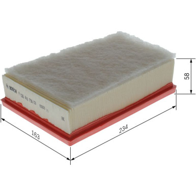 Luftfilter F 026 400 738 Luftfilter F 026 400 738