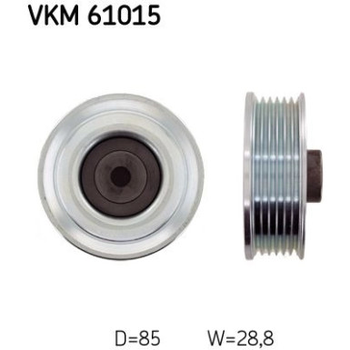 SKF Umlenk-/Führungsrolle, Keilrippenriemen VKM 61015