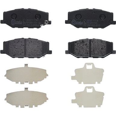 Brembo Bremsbelagsatz, Scheibenbremse PRIME LINE P 79 040 Brembo Bremsbelagsatz, Scheibenbremse PRIME LINE P 79 040