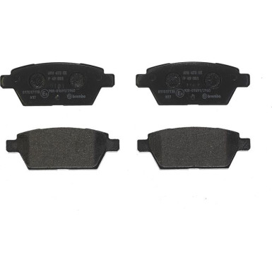 Brembo Bremsbelagsatz, Scheibenbremse PRIME LINE P 49 051 Brembo Bremsbelagsatz, Scheibenbremse PRIME LINE P 49 051