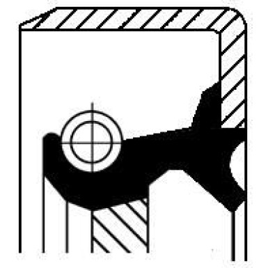 Corteco Wellendichtring, Schaltgetriebe 19035160B