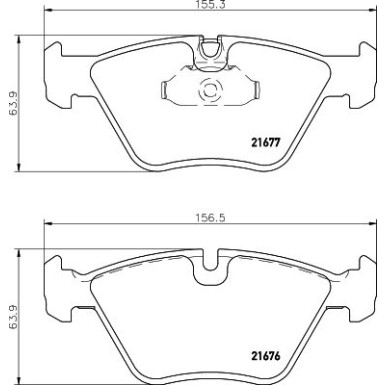 Hella Bremsbelagsatz, Scheibenbremse 8DB 355 007-961 Hella Bremsbelagsatz, Scheibenbremse 8DB 355 007-961