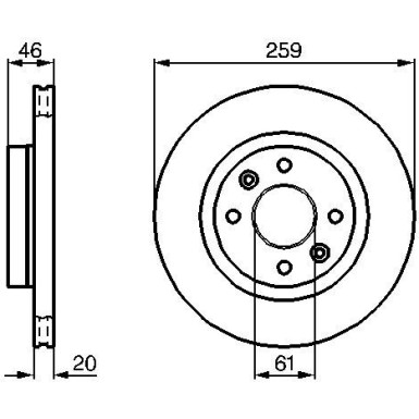 BOSCH Bremsscheibe 0 986 478 270 BOSCH Bremsscheibe 0 986 478 270