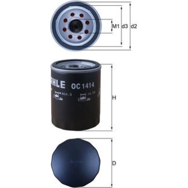 Knecht Ölfilter OC 1414