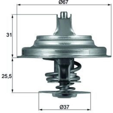 Thermostat, Kühlmittel TX 25 71D Thermostat, Kühlmittel TX 25 71D