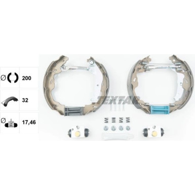 Textar Bremsbackensatz Shoe Kit Pro 84064501