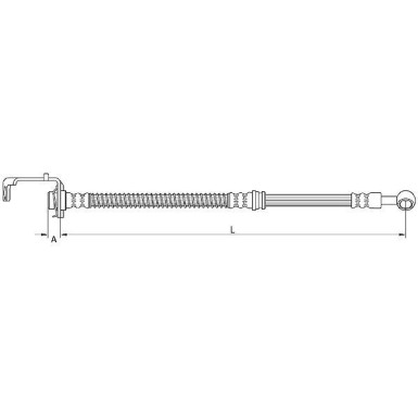 Metzger Bremsschlauch 4111049