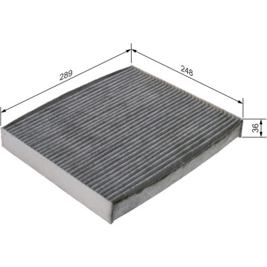 Filter, Innenraumluft 1 987 435 607 Filter, Innenraumluft 1 987 435 607