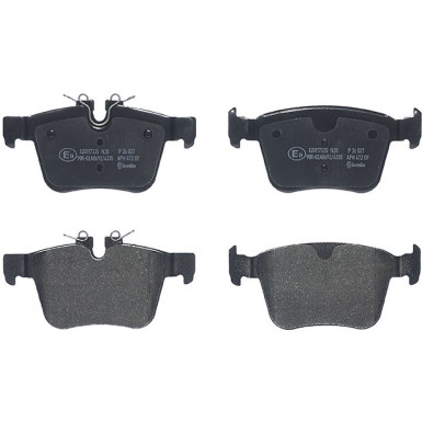 Brembo Bremsbelagsatz, Scheibenbremse PRIME LINE P 36 037
