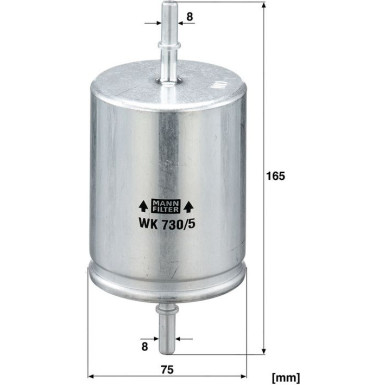 Kraftstofffilter WK 730/5 Kraftstofffilter WK 730/5
